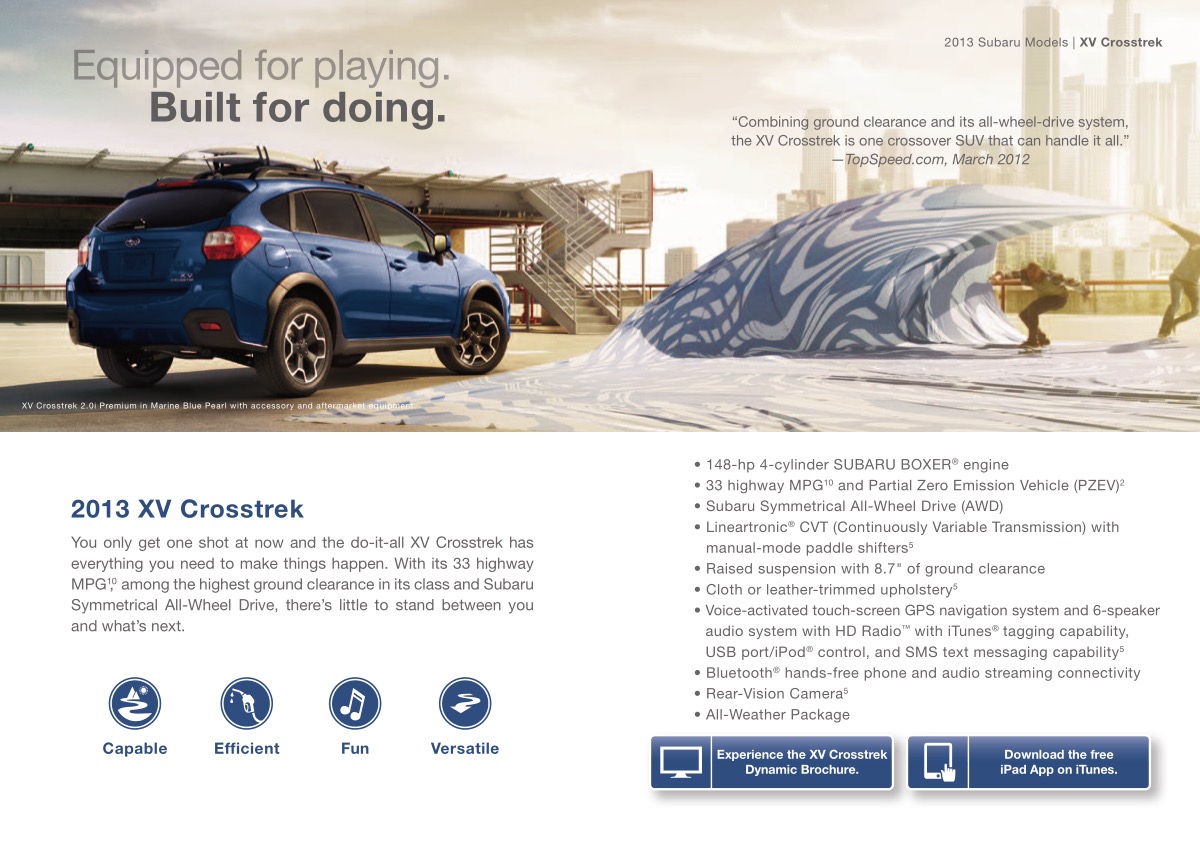2013 Subaru Brochure Page 8
